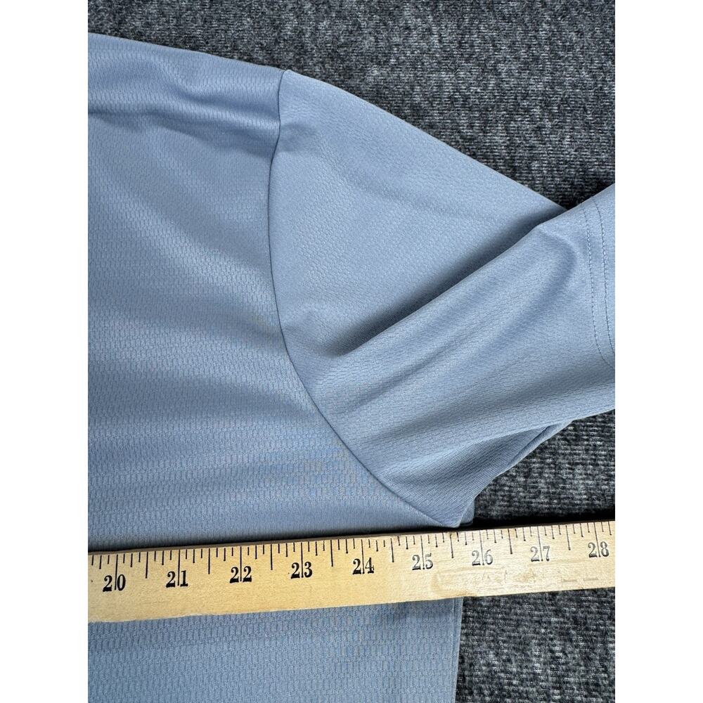 Mens Callaway Gray Opti Dri Henley Collar Golf Polo Shirt XL - Picture 6 of 7